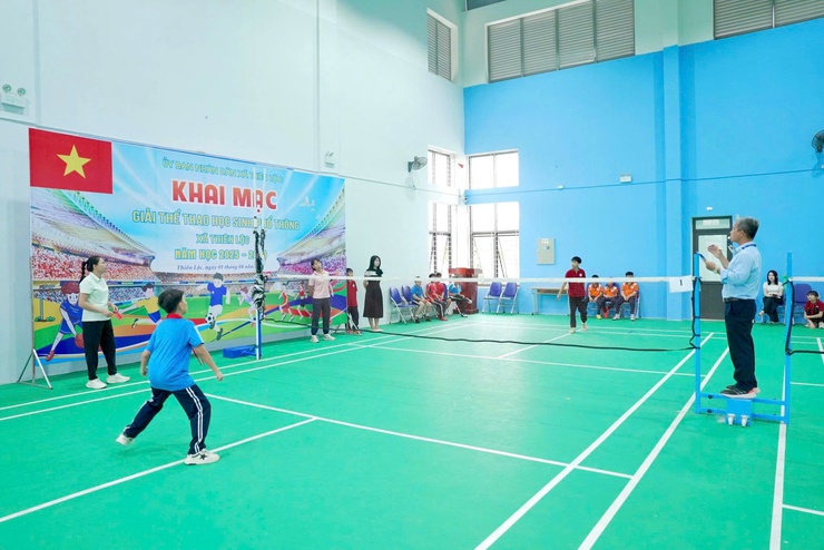 Khai mạc Giải thể thao học sinh phổ thông xã Thiên Lộc năm học 2025 - 2026- Ảnh 8.