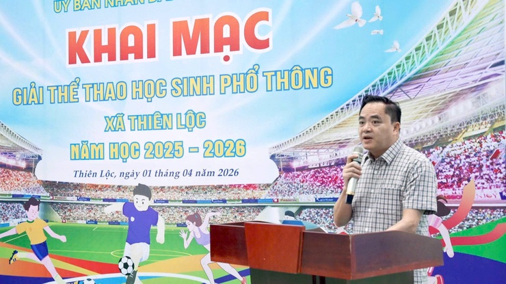 Khai mạc Giải thể thao học sinh phổ thông xã Thiên Lộc năm học 2025 - 2026- Ảnh 3.