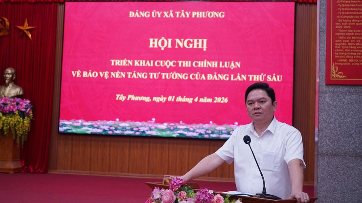 Xã Tây Phương triển khai Cuộc thi chính luận và Hội thi Báo cáo viên, tuyên truyền viên giỏi năm 2026- Ảnh 7.