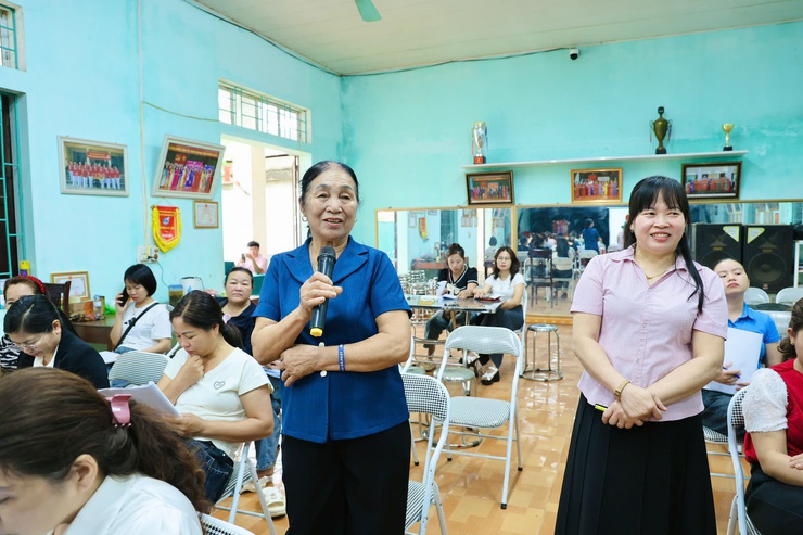 Tập huấn nghiệp vụ cho tổ Tiết kiệm và vay vốn Ngân hàng Chính sách xã hội trên địa bàn xã Phú Nghĩa- Ảnh 8.