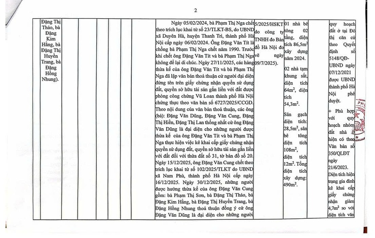 Danh sách công khai số 352/CKHS-ĐKĐĐ ngày 12/3/2026- Ảnh 2.