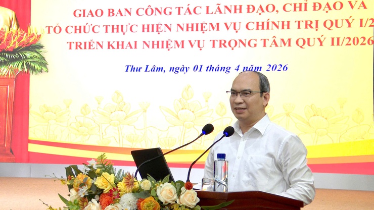 THƯ LÂM TỔ CHỨC HỘI NGHỊ GIAO BAN CÔNG TÁC LÃNH ĐẠO, CHỈ ĐẠO VÀ TRIỂN KHAI NHIỆM VỤ CHÍNH TRỊ QUÝ I/2026; TRIỂN KHAI NHIỆM VỤ TRỌNG TÂM QUÝ II/2026- Ảnh 16.