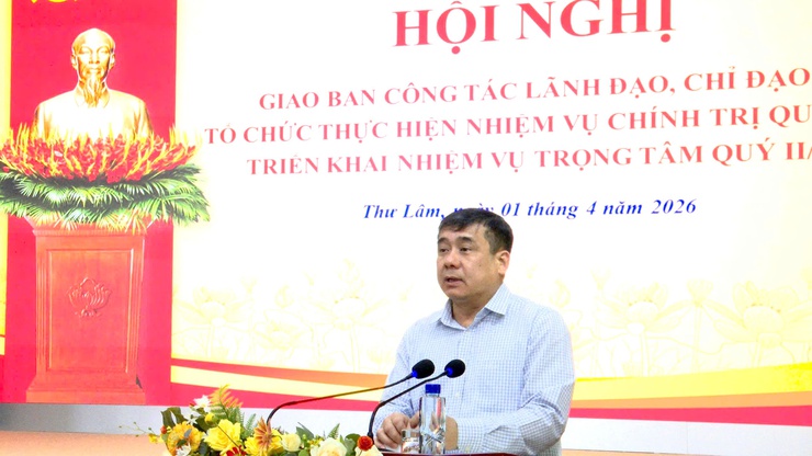 THƯ LÂM TỔ CHỨC HỘI NGHỊ GIAO BAN CÔNG TÁC LÃNH ĐẠO, CHỈ ĐẠO VÀ TRIỂN KHAI NHIỆM VỤ CHÍNH TRỊ QUÝ I/2026; TRIỂN KHAI NHIỆM VỤ TRỌNG TÂM QUÝ II/2026- Ảnh 7.
