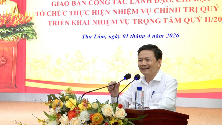 THƯ LÂM TỔ CHỨC HỘI NGHỊ GIAO BAN CÔNG TÁC LÃNH ĐẠO, CHỈ ĐẠO VÀ TRIỂN KHAI NHIỆM VỤ CHÍNH TRỊ QUÝ I/2026; TRIỂN KHAI NHIỆM VỤ TRỌNG TÂM QUÝ II/2026- Ảnh 20.