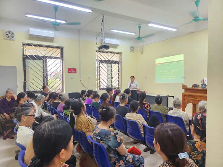 Trạm Y tế xã Phú Nghĩa tổ chức truyền thông phòng, chống ung thư vú và ung thư cổ tử cung năm 2026- Ảnh 1.