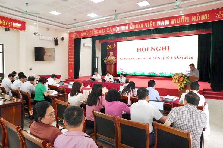 UBND XÃ THIÊN LỘC TỔ CHỨC HỘI NGHỊ GIAO BAN CHÍNH QUYỀN QUÝ I NĂM 2026- Ảnh 12.