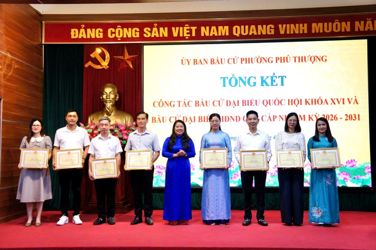 Phường Phú Thượng tổng kết thành công công tác bầu cử nhiệm kỳ 2026–2031: Dân chủ – Kỷ cương – Đoàn kết- Ảnh 13.