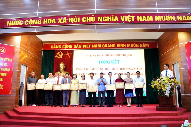 Phường Phú Thượng tổng kết thành công công tác bầu cử nhiệm kỳ 2026–2031: Dân chủ – Kỷ cương – Đoàn kết- Ảnh 15.