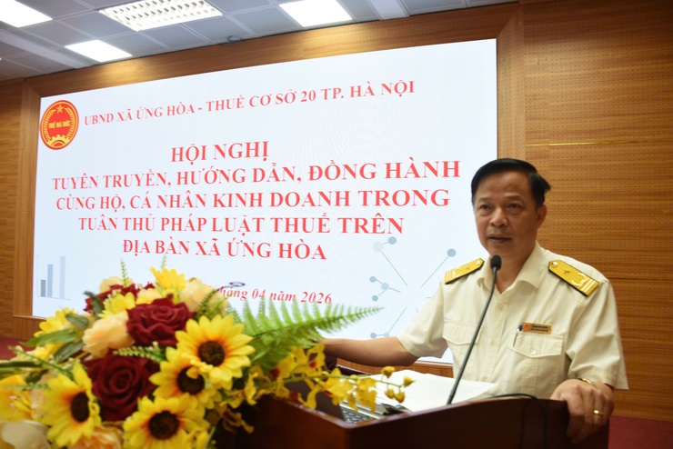 TUYÊN TRUYỀN, HƯỚNG DẪN, ĐỐI THOẠI VÀ HỖ TRỢ HKD TUÂN THỦ CHÍNH SÁCH PHÁP LUẬT THUẾ.- Ảnh 1.