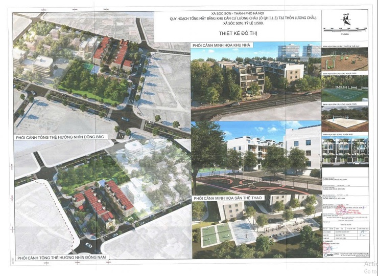 Thông báo lấy ý kiến Quy hoạch tổng mặt bằng dự án: Xây dựng hạ tầng kỹ thuật và chỉnh trang khu dân cư thôn Lương Châu (thuộc ô đât OQH1, ô quy hoạch I.1.3)- Ảnh 2.