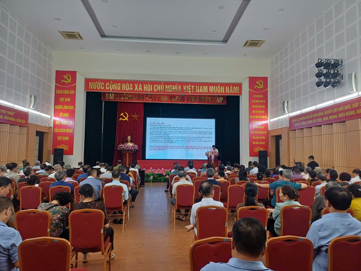 Hội nghị tuyên truyền chính sách y tế, dân số và người khuyết tật tại phường Bồ Đề- Ảnh 3.