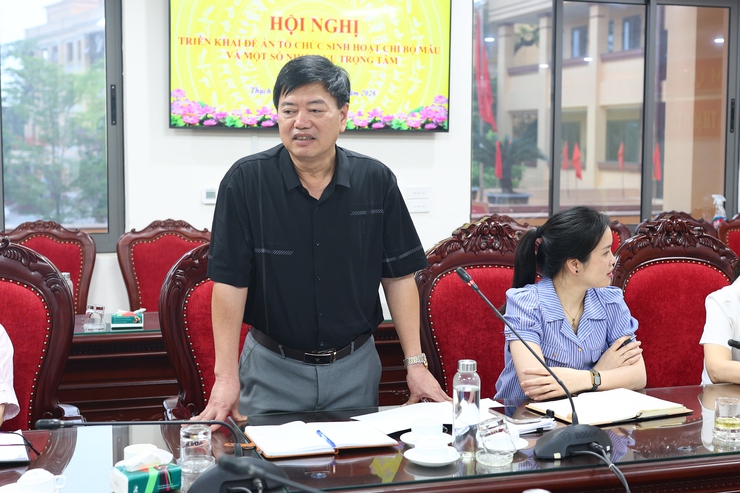 ĐẢNG ỦY XÃ THẠCH THẤT TRIỂN KHAI ĐỀ ÁN TỔ CHỨC SINH HOẠT CHI BỘ MẪU- Ảnh 4.