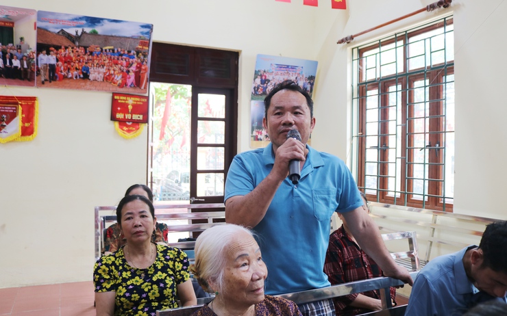 Quốc Oai đồng thuận cao trong triển khai dự án Nhà văn hóa thôn Phượng Cách 3- Ảnh 5.