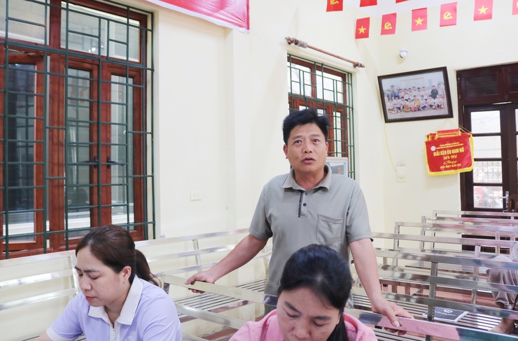 Quốc Oai đồng thuận cao trong triển khai dự án Nhà văn hóa thôn Phượng Cách 3- Ảnh 6.