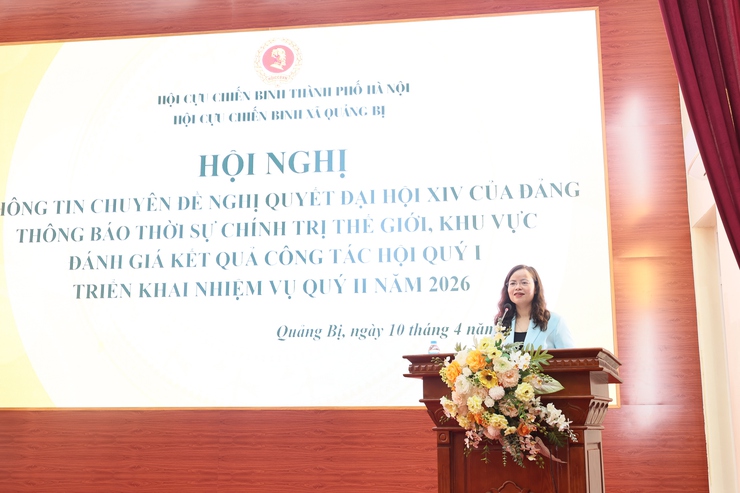 Hội Cựu chiến binh xã Quảng Bị tổ chức hội nghị đánh giá kết quả công tác Hội quý I, triển khai nhiệm vụ quý II năm 2026- Ảnh 4.