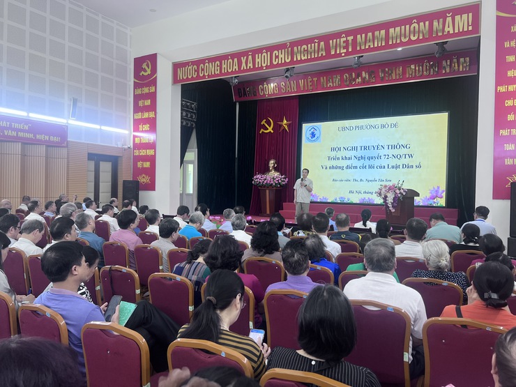 Hội nghị tuyên truyền chính sách y tế, dân số và người khuyết tật tại phường Bồ Đề- Ảnh 2.