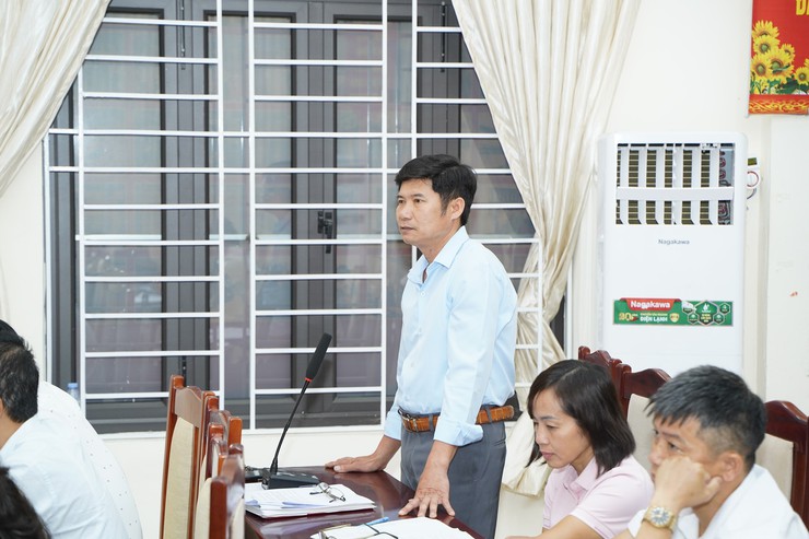 Thường trực Đảng ủy xã Chuyên Mỹ làm việc với các HTX nông nghiệp trên địa bàn- Ảnh 3.