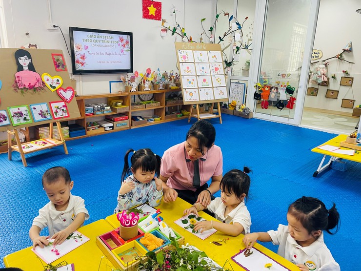 MỘT TẤM GƯƠNG ĐẸP TỪ NHỮNG ĐIỀU GIẢN DỊ NƠI MÁI TRƯỜNG MẦM NON THỊNH LIỆT- Ảnh 2.