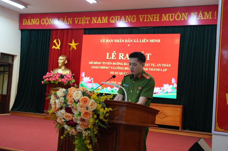 Ra mắt mô hình “ Tuyến đường ba nhất về trật tự, an toàn giao thông”- Ảnh 1.