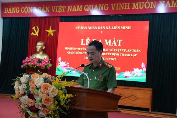 Ra mắt mô hình “ Tuyến đường ba nhất về trật tự, an toàn giao thông”- Ảnh 4.