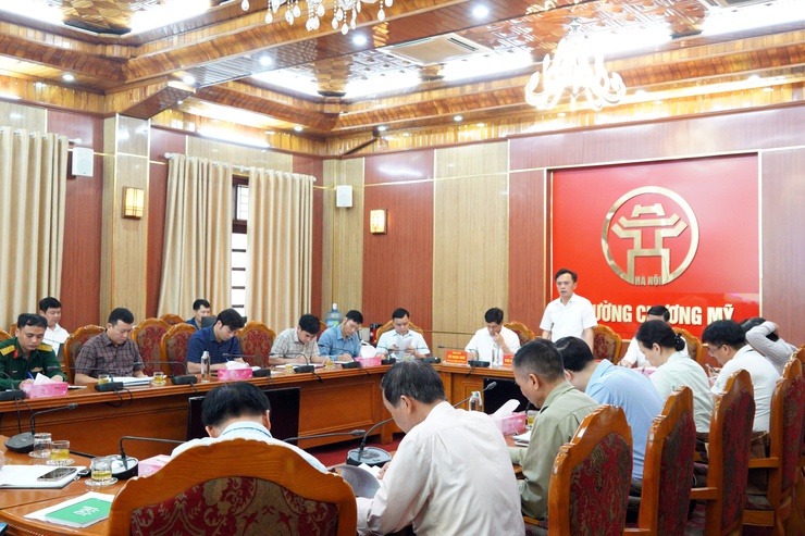 Phường Chương Mỹ đánh giá tiến độ giải phóng mặt bằng Dự án cải tạo, nâng cấp Quốc lộ 6 quý I, triển khai nhiệm vụ trọng tâm quý II năm 2026- Ảnh 3.