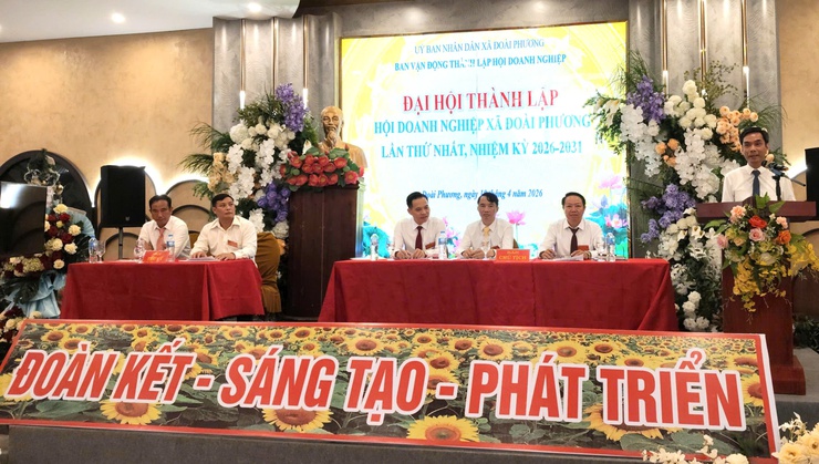 ĐẠI HỘI LẦN THỨ NHẤT HỘI DOANH NGHIỆP XÃ ĐOÀI PHƯƠNG- Ảnh 3.