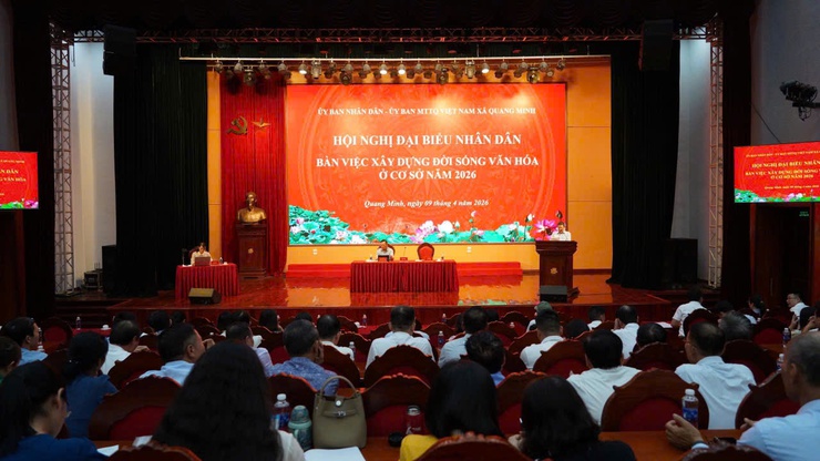 Quang Minh tổ chức Hội nghị đại biểu Nhân dân bàn việc xây dựng đời sống văn hóa ở cơ sở năm 2026- Ảnh 1.