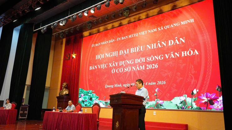 Quang Minh tổ chức Hội nghị đại biểu Nhân dân bàn việc xây dựng đời sống văn hóa ở cơ sở năm 2026- Ảnh 2.