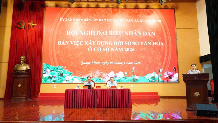 Quang Minh tổ chức Hội nghị đại biểu Nhân dân bàn việc xây dựng đời sống văn hóa ở cơ sở năm 2026- Ảnh 3.