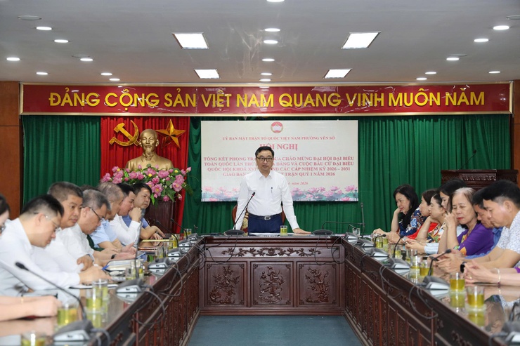 Ủy ban MTTQ Việt Nam phường Yên Sở trao tặng cho 22 tập thể và 37 cá nhân đã có thành tích xuất sắc...- Ảnh 1.