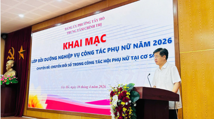 Tập huấn Chuyên đề về Chuyển đổi số trong công tác Hội Phụ nữ tại cơ sở- Ảnh 1.