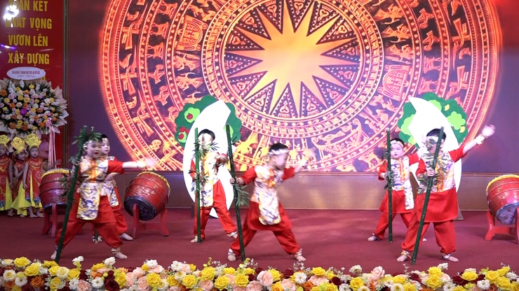 Xã Mỹ Đức sôi động Hội thi “Vũ điệu thể thao măng non”- Ảnh 4.