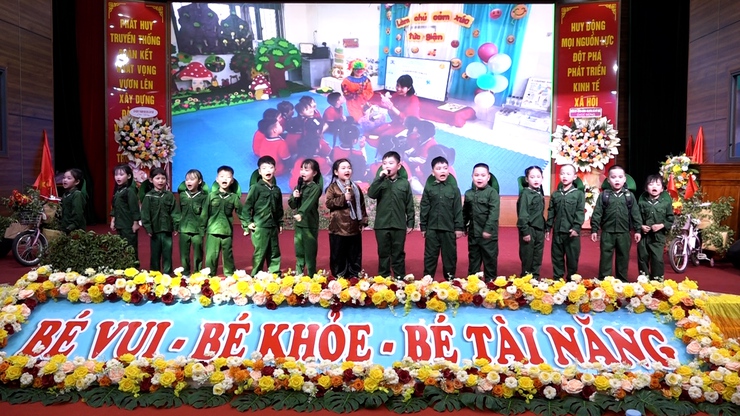 Xã Mỹ Đức sôi động Hội thi “Vũ điệu thể thao măng non”- Ảnh 9.