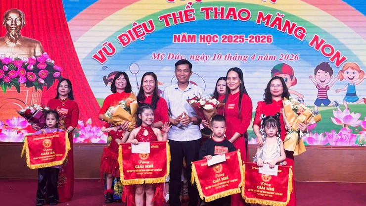 Xã Mỹ Đức sôi động Hội thi “Vũ điệu thể thao măng non”- Ảnh 20.