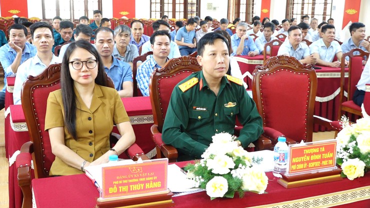 Xã Vật Lại tổng kết công tác tuyển chọn gọi công dân nhập ngũ, tham gia Công an nhân dân năm 2026 và công tác Giáo dục quốc phòng và an ninh năm 2025- Ảnh 2.