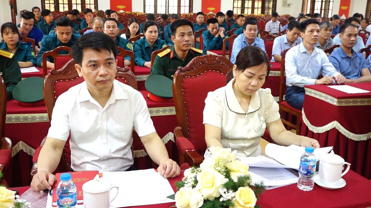 Xã Vật Lại tổng kết công tác tuyển chọn gọi công dân nhập ngũ, tham gia Công an nhân dân năm 2026 và công tác Giáo dục quốc phòng và an ninh năm 2025- Ảnh 4.