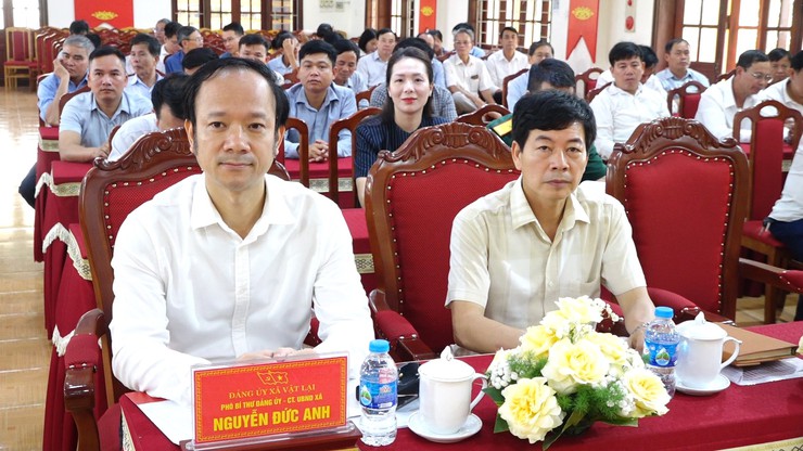 Xã Vật Lại tổng kết công tác tuyển chọn gọi công dân nhập ngũ, tham gia Công an nhân dân năm 2026 và công tác Giáo dục quốc phòng và an ninh năm 2025- Ảnh 3.