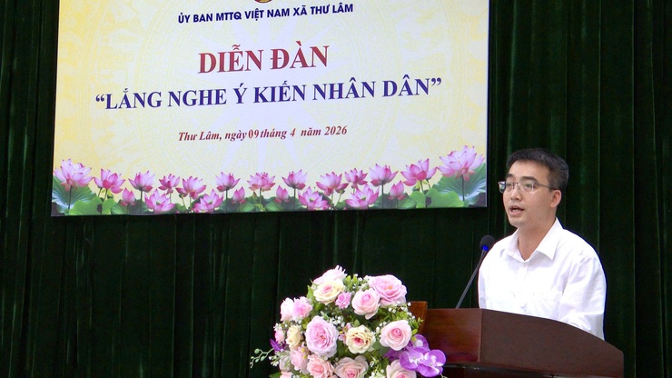 Ủy ban MTTQ Việt Nam xã Thư Lâm tổ chức Diễn đàn “Lắng nghe ý kiến Nhân dân” tại cụm địa bàn số 05- Ảnh 10.