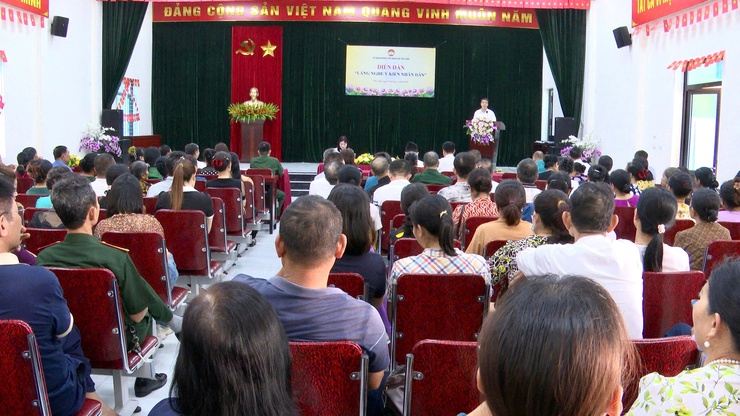 Ủy ban MTTQ Việt Nam xã Thư Lâm tổ chức Diễn đàn “Lắng nghe ý kiến Nhân dân” tại cụm địa bàn số 05- Ảnh 15.