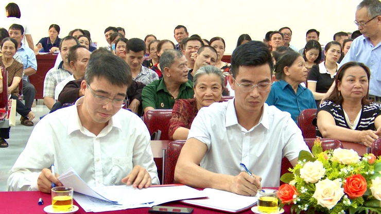 Ủy ban MTTQ Việt Nam xã Thư Lâm tổ chức Diễn đàn “Lắng nghe ý kiến Nhân dân” tại cụm địa bàn số 05- Ảnh 8.