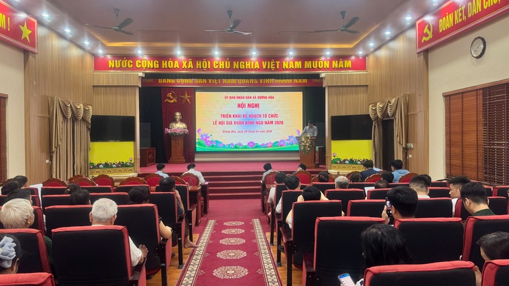 Hội nghị triển khai kế hoạch tổ chức Lễ hội Giá Xuân Bính Ngọ năm 2026- Ảnh 1.