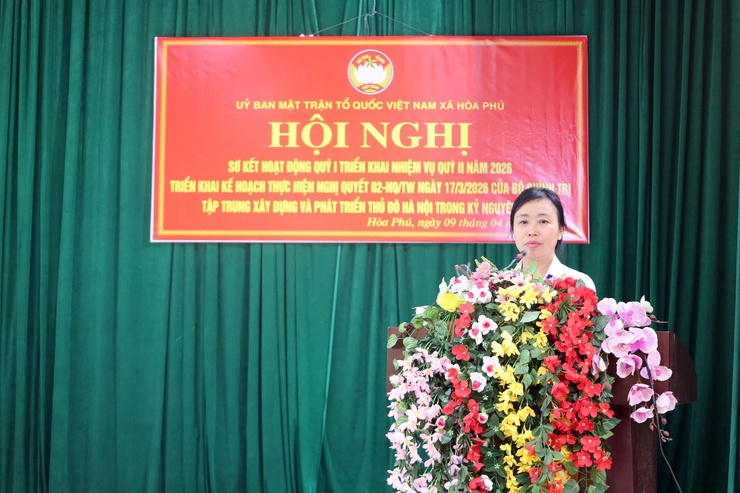 Uỷ ban MTTQ xã Hòa Phú:  Tổ chức Hội nghị sơ kết công tác Mặt trận quý I năm 2026, triển khai nhiều nhiệm vụ trọng tâm- Ảnh 3.