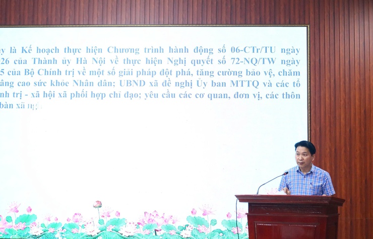 Xã Hoà Phú: Hội nghị Sơ kết công tác Y tế - Dân số Quý I và triển khai nhiệm vụ Quý II- Ảnh 3.