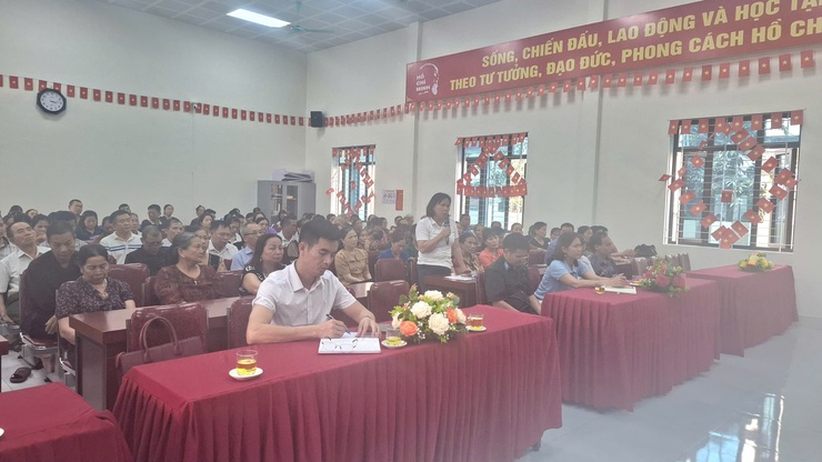 Ủy ban MTTQ Việt Nam xã Thư Lâm tổ chức Diễn đàn “Lắng nghe ý kiến Nhân dân” tại cụm địa bàn số 05- Ảnh 11.