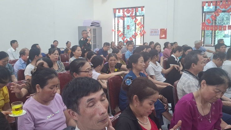 Ủy ban MTTQ Việt Nam xã Thư Lâm tổ chức Diễn đàn “Lắng nghe ý kiến Nhân dân” tại cụm địa bàn số 05- Ảnh 13.