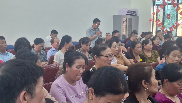 Ủy ban MTTQ Việt Nam xã Thư Lâm tổ chức Diễn đàn “Lắng nghe ý kiến Nhân dân” tại cụm địa bàn số 05- Ảnh 14.