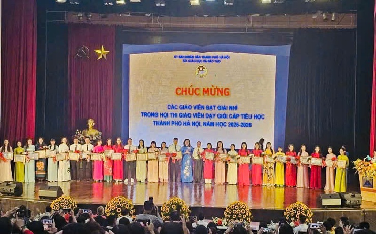 02 giáo viên xã Thường Tín đạt giải giáo viên dạy giỏi cấp Thành phố năm học 2025-2026- Ảnh 1.