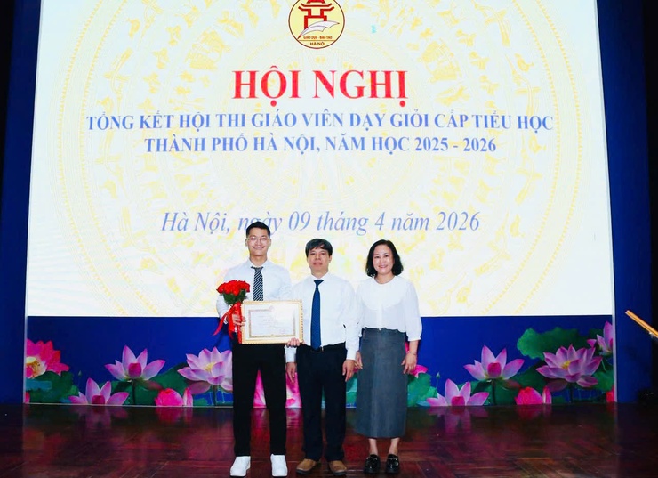 02 giáo viên xã Thường Tín đạt giải giáo viên dạy giỏi cấp Thành phố năm học 2025-2026- Ảnh 2.