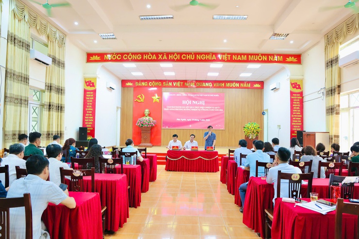 Phú Nghĩa giao ban đánh giá kết quả thực hiện nhiệm vụ Quý I; triển khai phương hướng, nhiệm vụ 09 tháng cuối năm 2026- Ảnh 3.