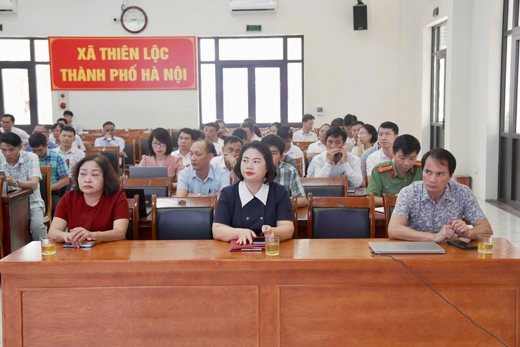 Đảng ủy xã Thiên Lộc tổ chức hội nghị quán triệt Nghị quyết chuyên đề và các Chương trình hành động để thực hiện một số Nghị quyết chiến lược của Bộ Chính trị- Ảnh 4.